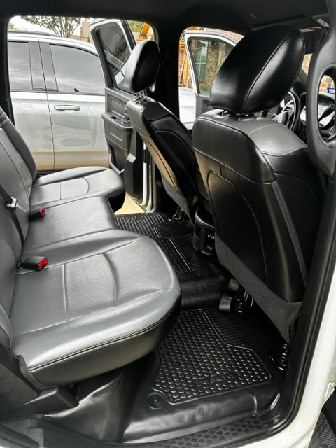 Vehicle interior after detailing