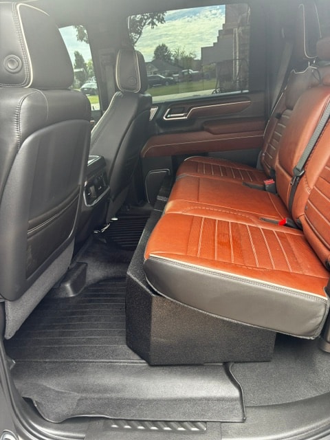 GMC Denali interior rear seats