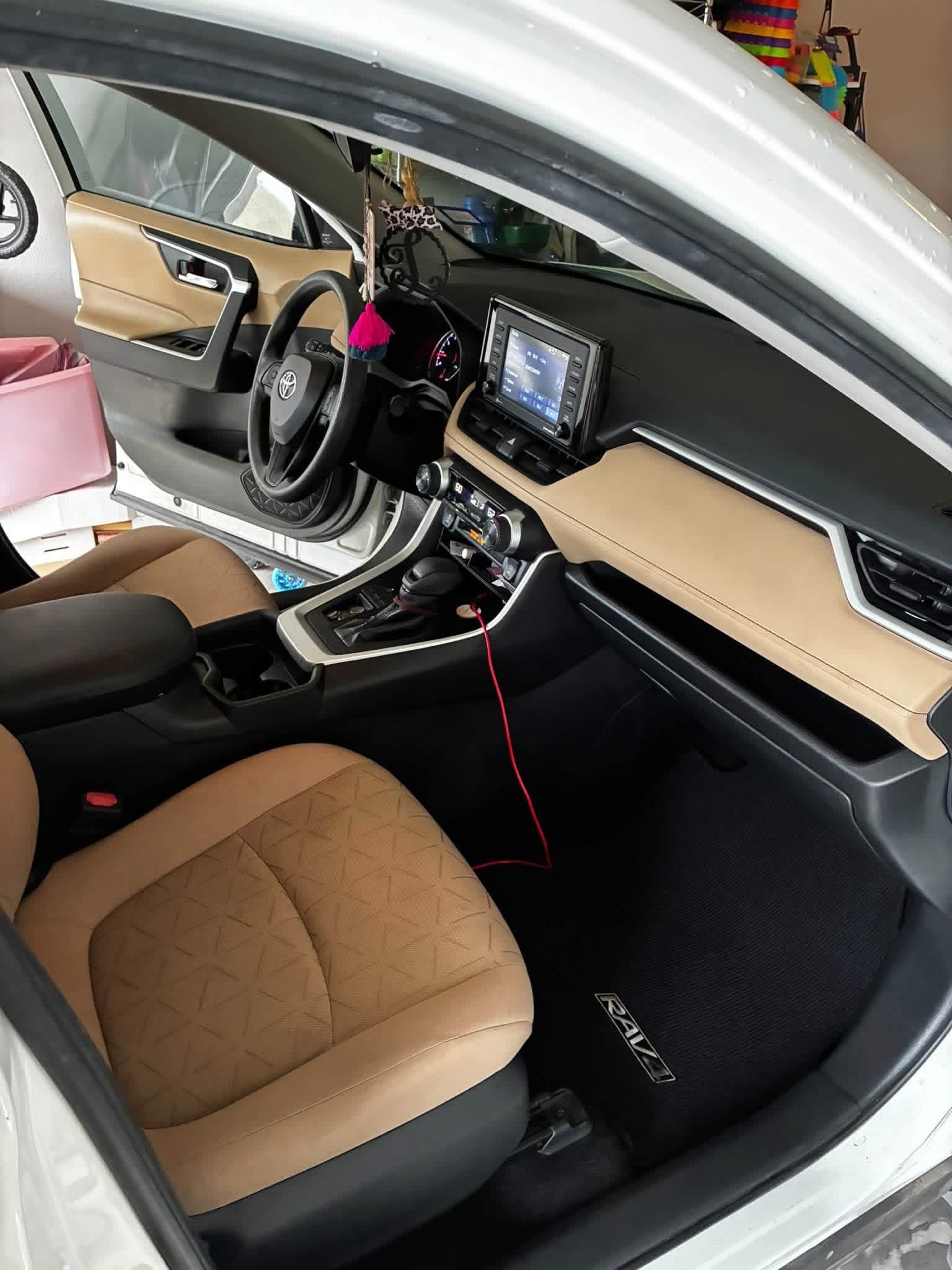 Toyota RAV4 interior after detail — clean dashboard